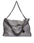 Falabella Fold-Over Tote, &pound;260, Handbags, Silver, Faux Leather, Front view